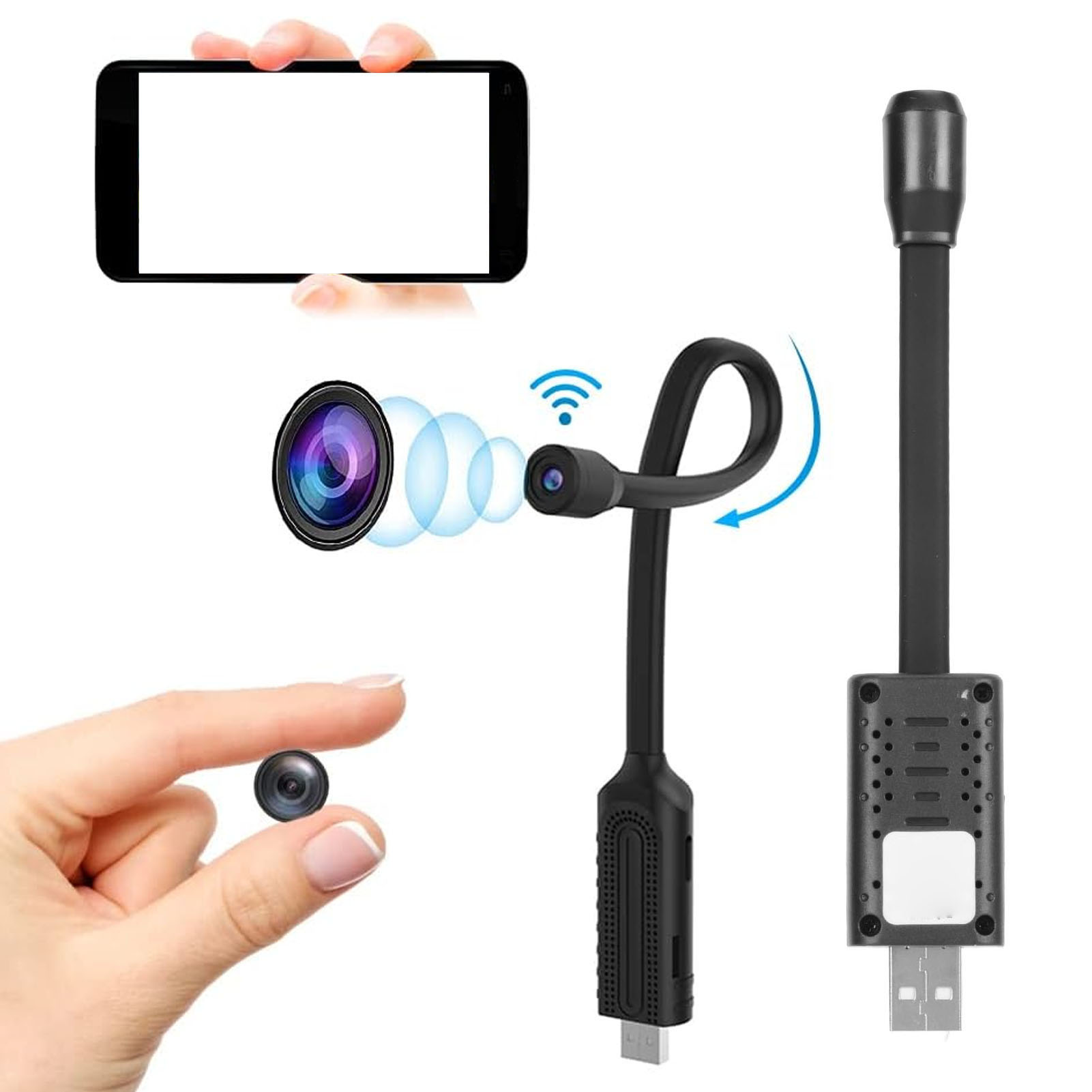 Home Security Monitoring Service - USB Mini WiFi Wireless Camera Mini