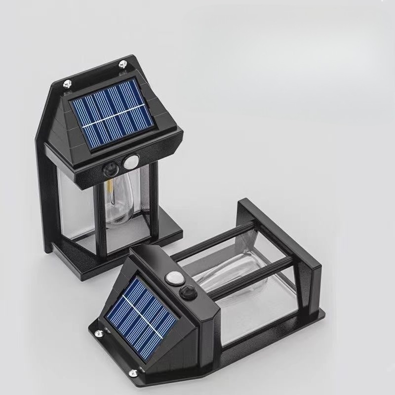 Home Security Yard Sensors - Lampada Solare da Parete per Esterni,