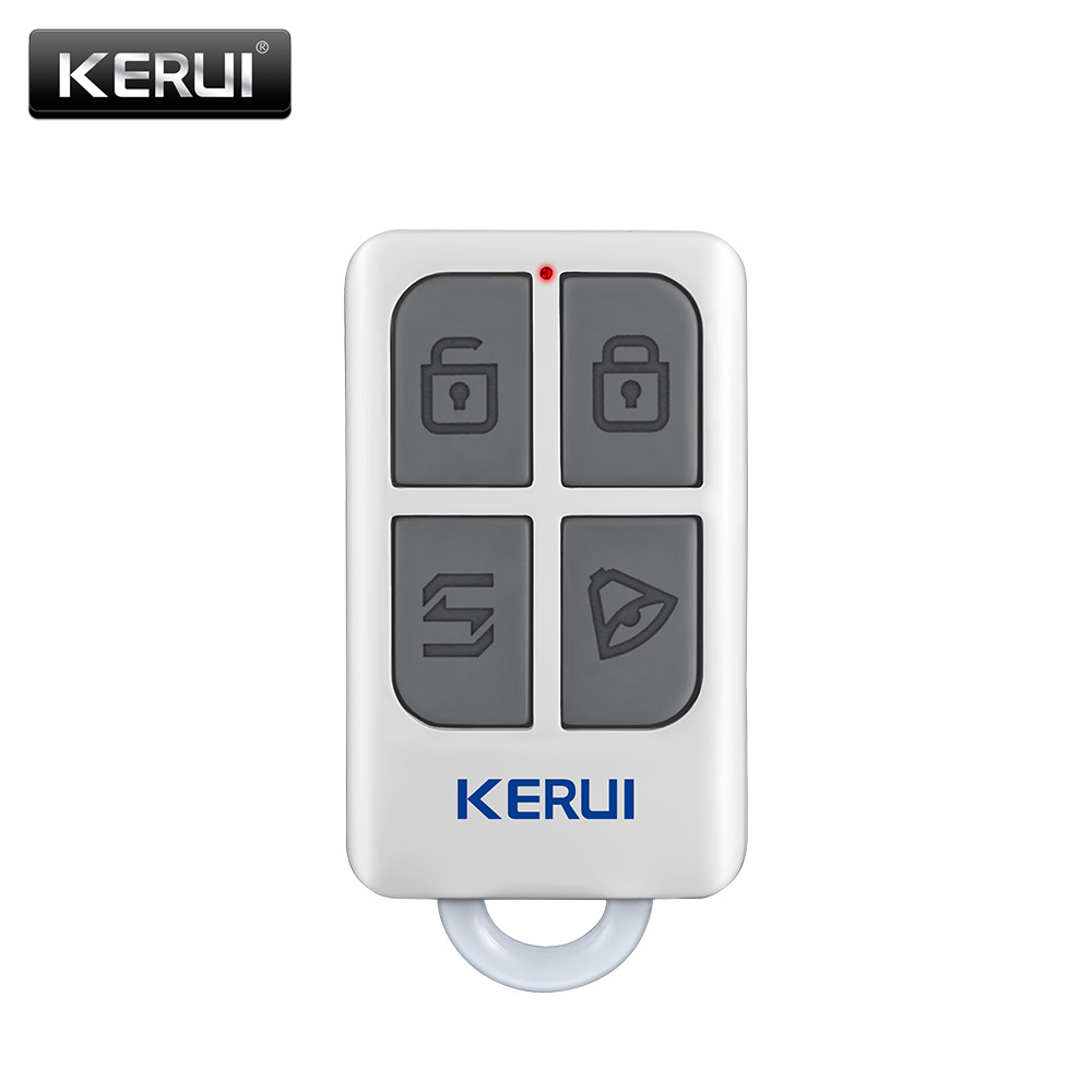 Sim Gsm Alarm - KERUI Portachiavi a 4 pulsanti con