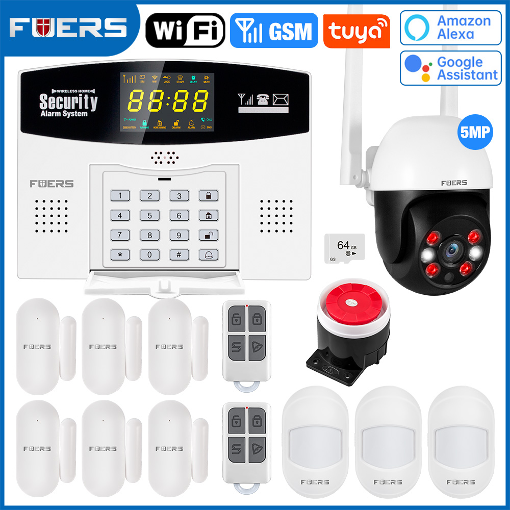 Home Security Phone Number - Fuers Tuya Kit sistema di allarme