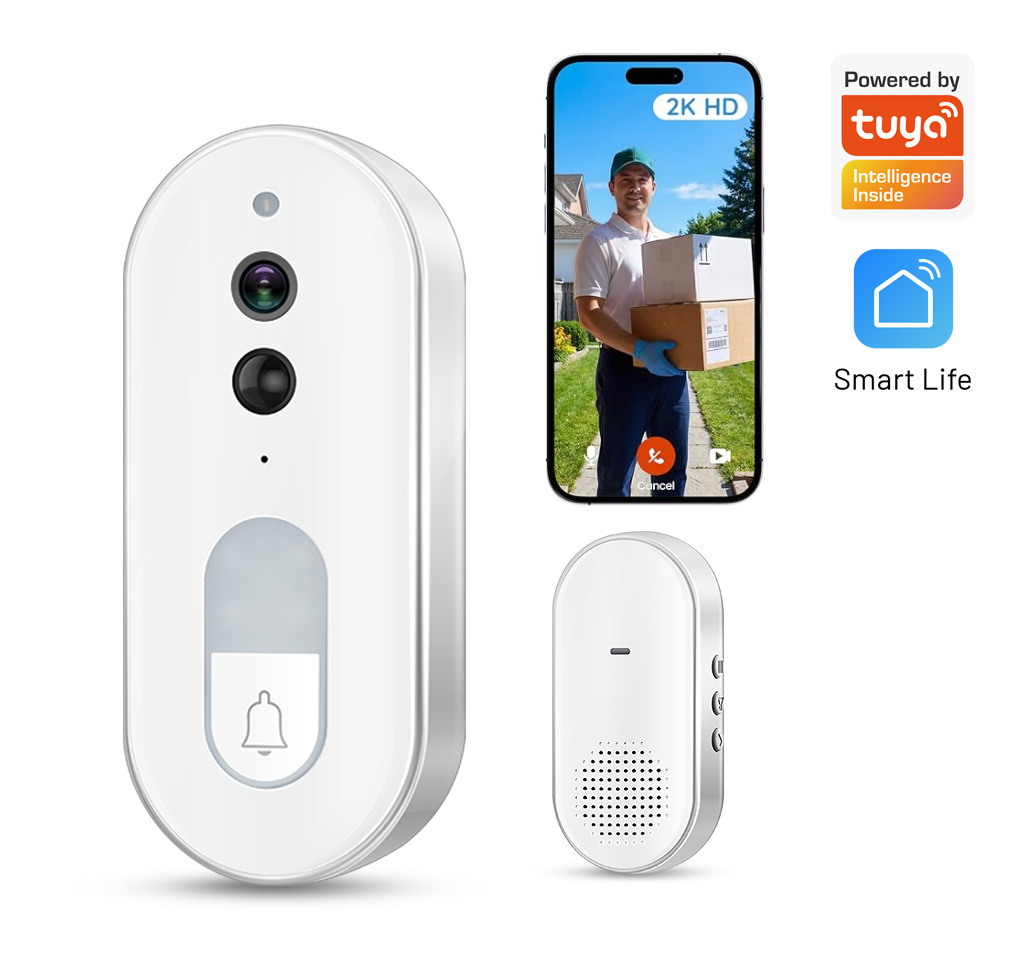 Home Security Monitoring Service - Campanello Video Intelligente Tuya Wireless 1080P