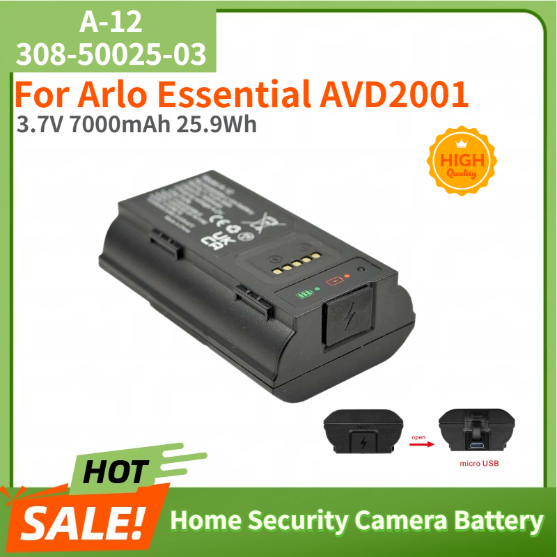 Home Security Arlo - Batteria per Telecamera di Sicurezza Domestica