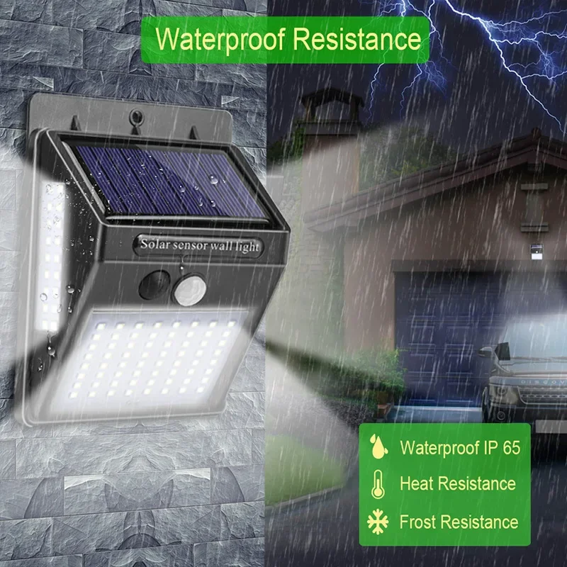 Home Security Yard Sensors - Lampada Solare da Esterno con Sensore
