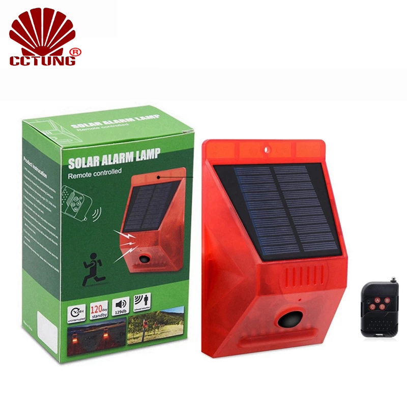 Home Security Yard Sensors - Lampada Solare con Allarme e Sensore
