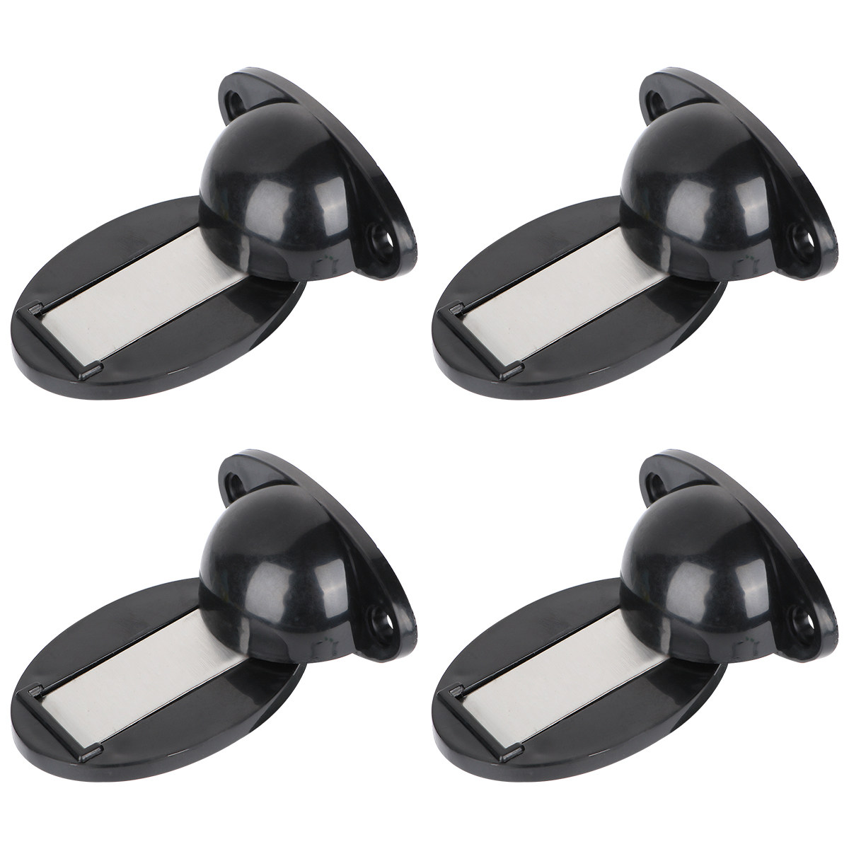 Home Security Options - 4 Pezzi Fermaporta Magnetico Resistente in