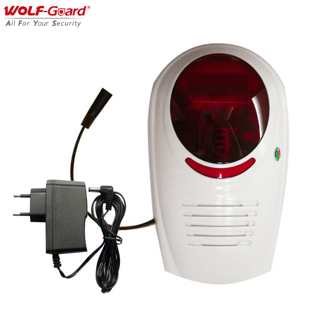 Sim Gsm Alarm - Wolf-Guard 433 MHz Sirena lampeggiante con