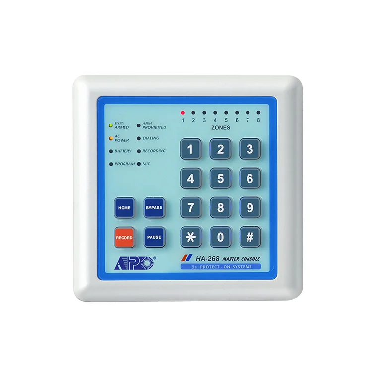 Home Security Phone Number - Pannello di Controllo Allarme Domestico a