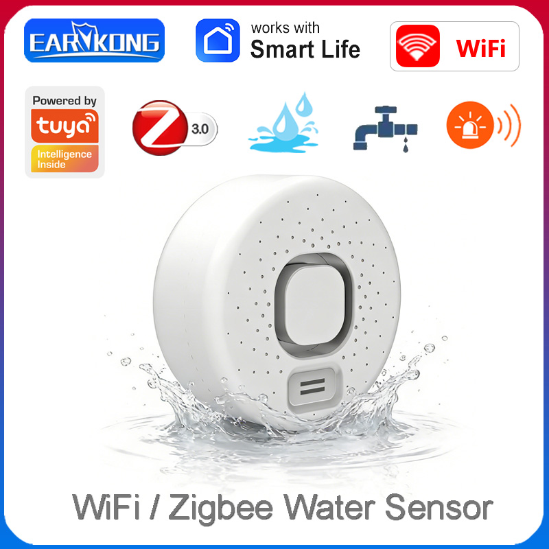 Home Security Options - Rilevatore Intelligente di Perdite d'Acqua Compatibile