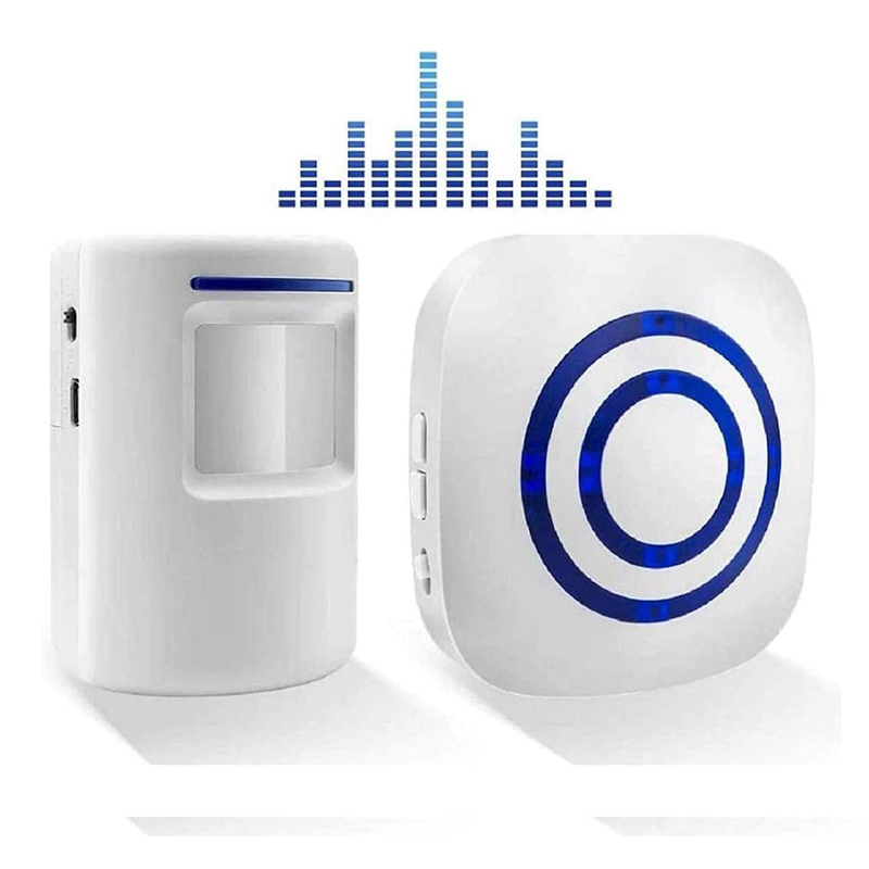 Home Security Options - Campanello Wireless con Sensore di Movimento,