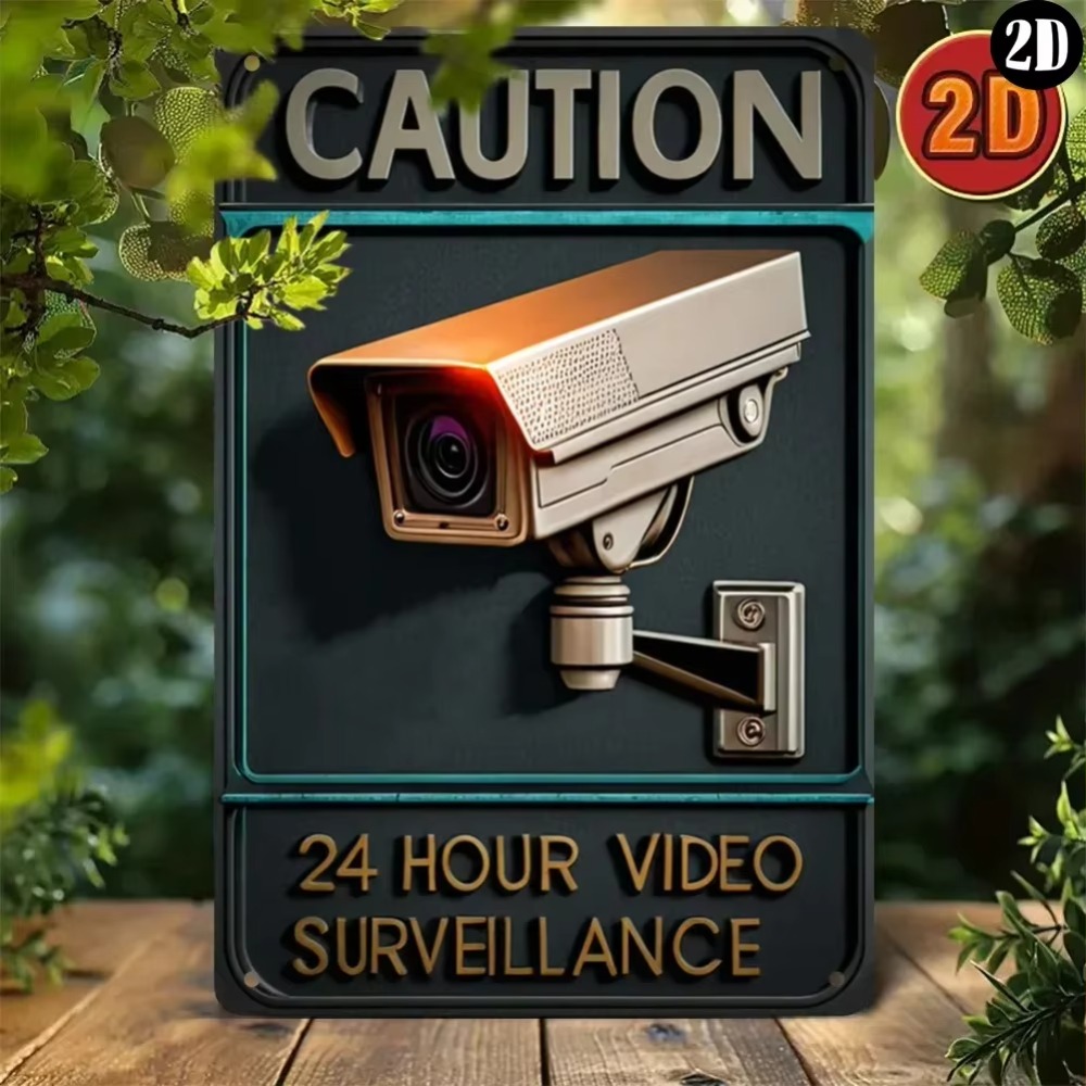 Home Security Options - CamVintagePro ™ Insegna per telecamera di