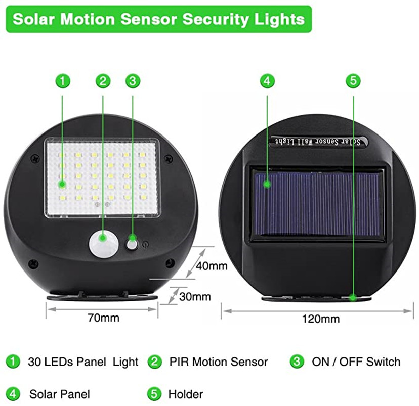 Lampada da parete con sensore  - Home Security Yard Sensors recensione e prezzo