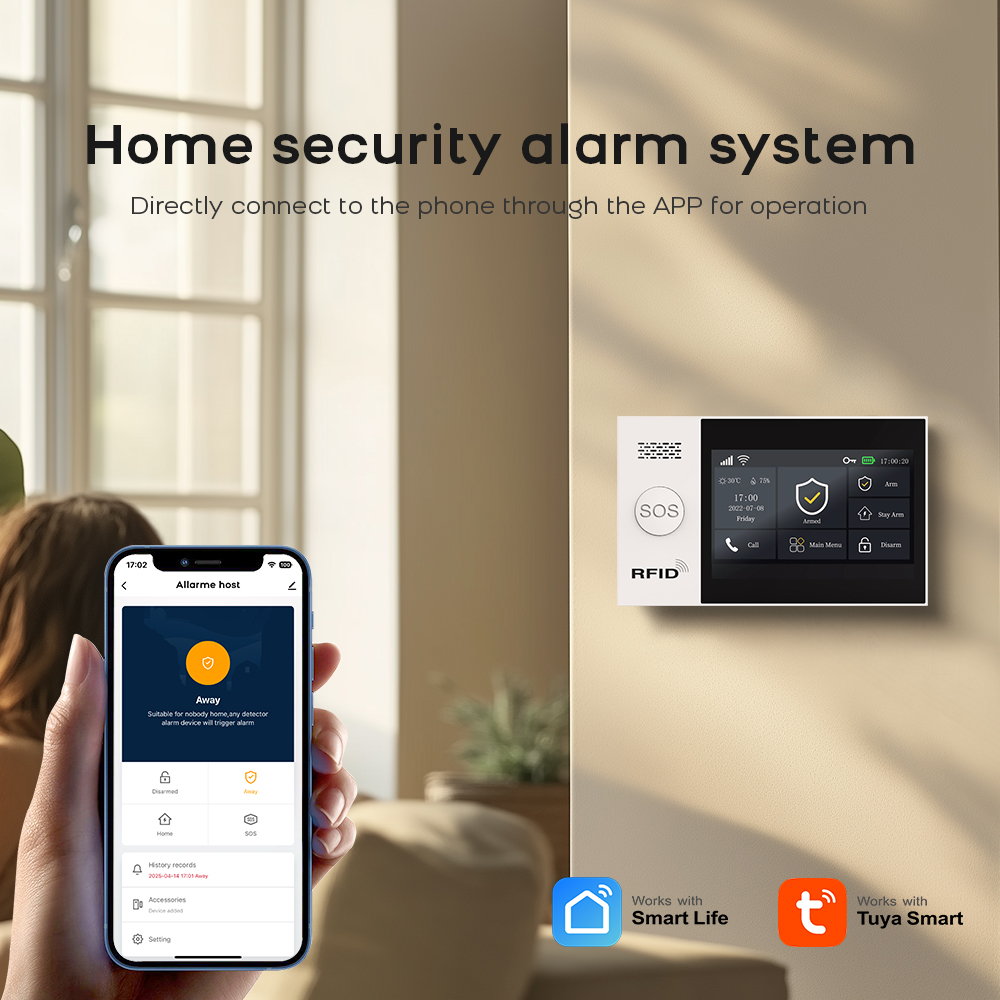PG-107 Tuya Wireless Home WIFI - Sim Gsm Alarm recensione e prezzo
