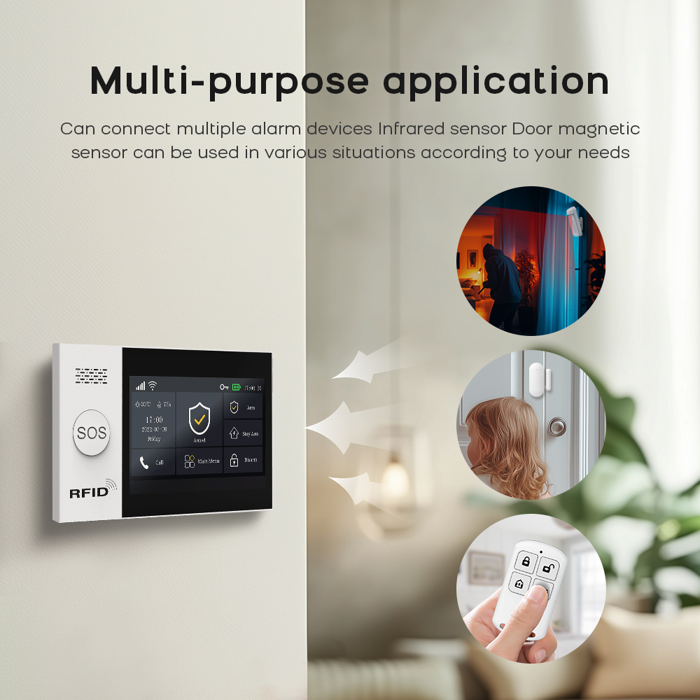 PG-107 Tuya Wireless Home WIFI - Sim Gsm Alarm recensione e prezzo