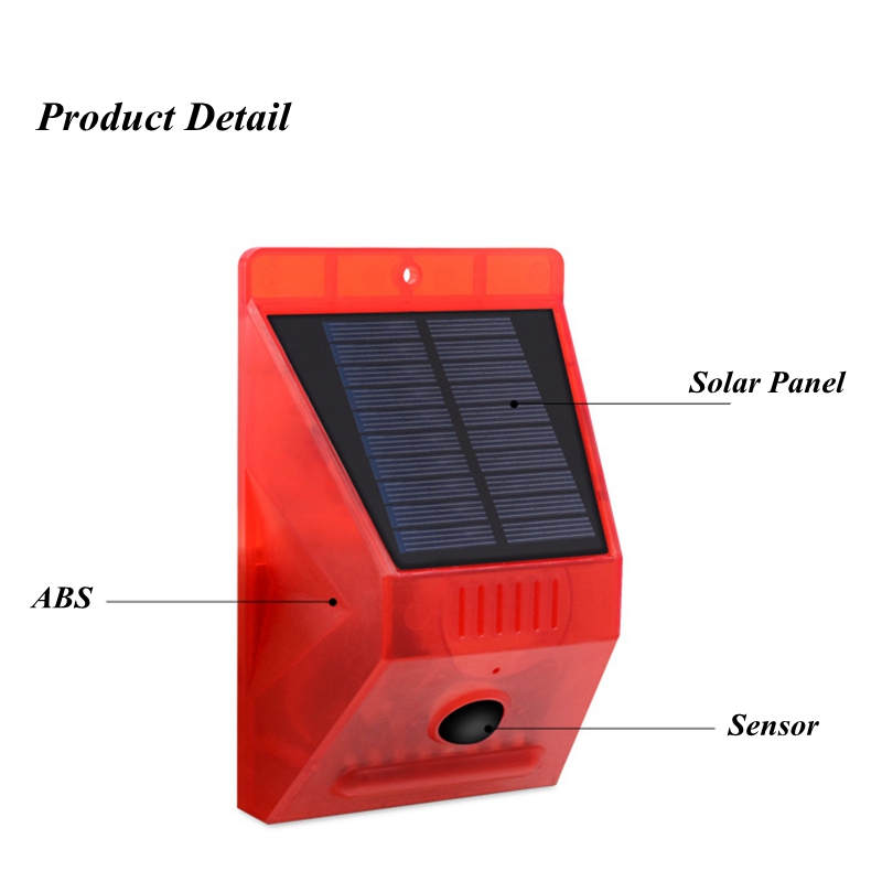 Lampada di allarme solare tele - Home Security Yard Sensors recensione e prezzo