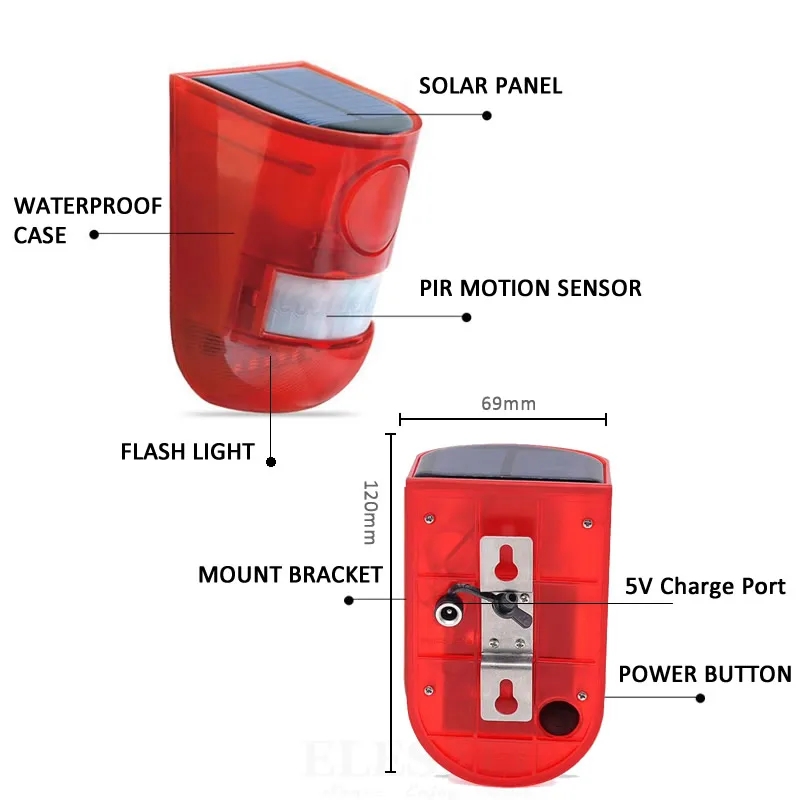 Luce di Allarme Solare Imperme - Sim Gsm Alarm recensione e prezzo