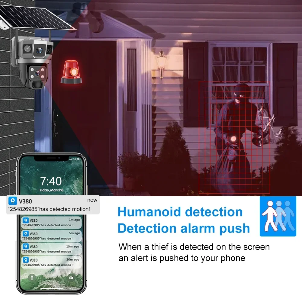 V380 4K 3 Schermi Telecamera 4 - Home Security Tips recensione e prezzo