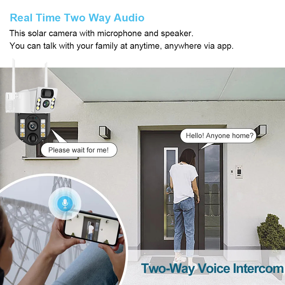 WiFi/4G telecamera solare IP C - Home Security Monitoring Service recensione e prezzo