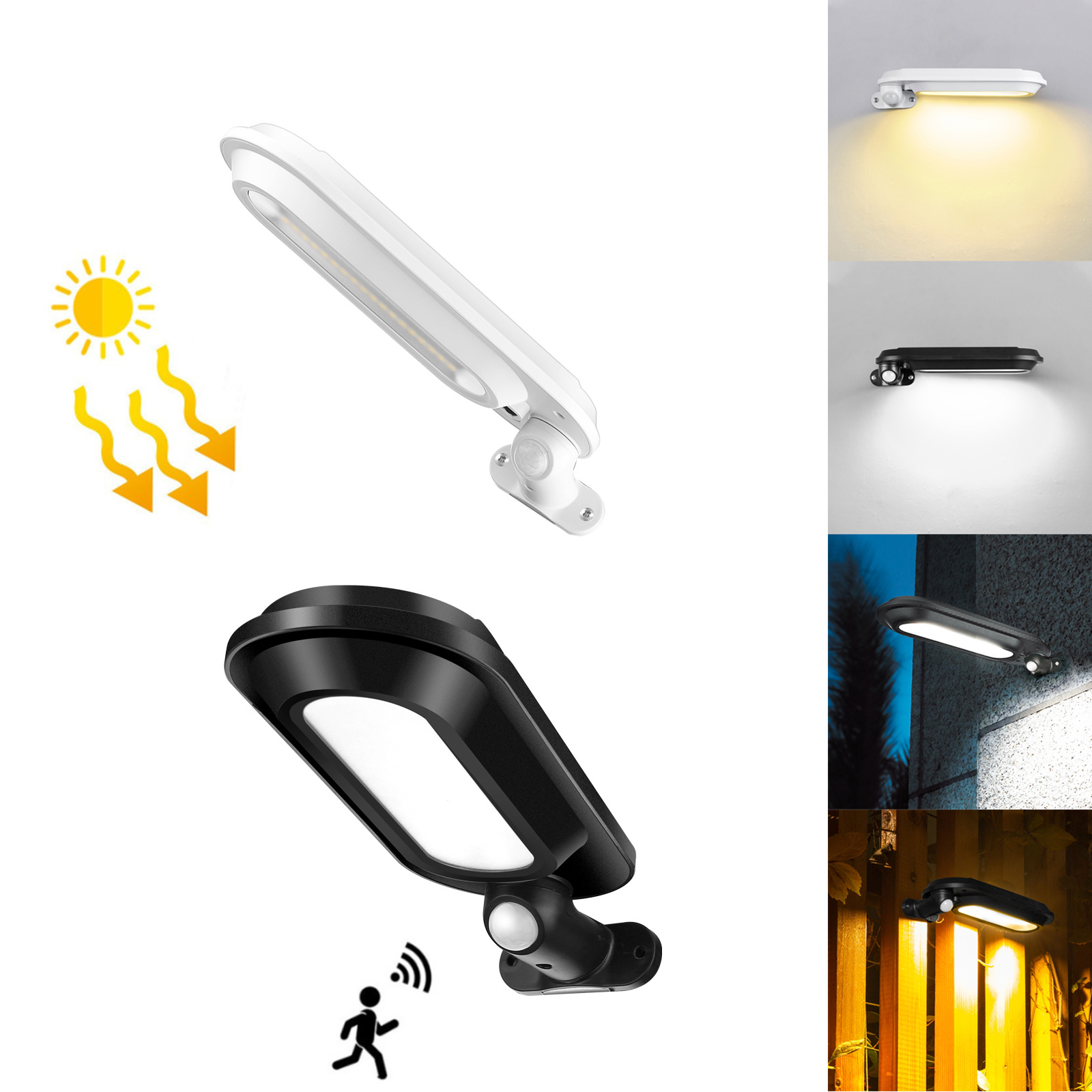 Lampada da parete a LED girevo - Home Security Yard Sensors recensione e prezzo