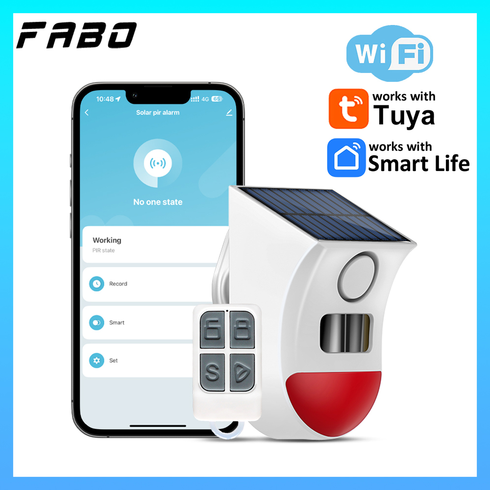Allarme Solare WiFi Tuya con S - Home Security Yard Sensors recensione e prezzo