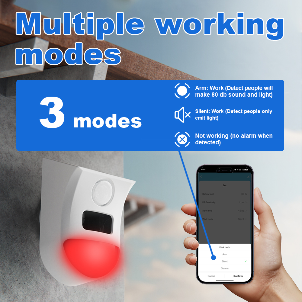 Allarme Solare WiFi Tuya con S - Home Security Yard Sensors recensione e prezzo