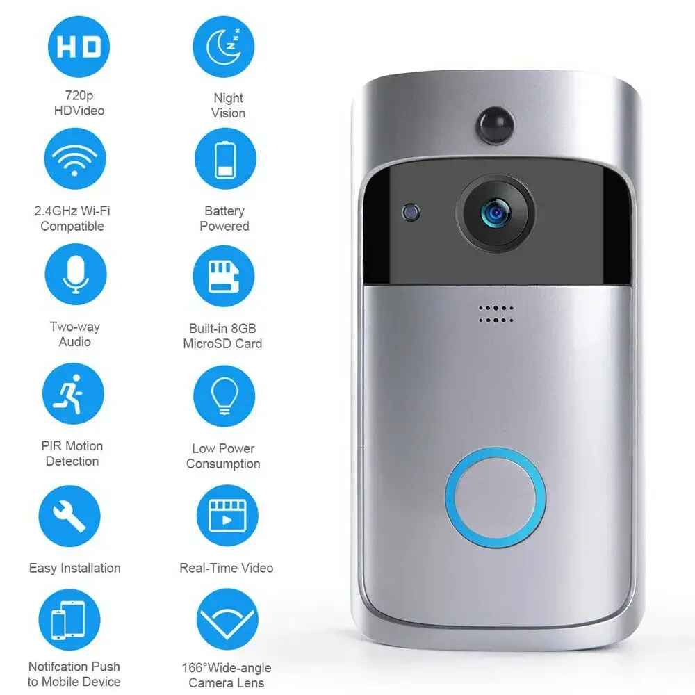 Campanello Wireless WIFI HD 72 - Home Security Monitoring Service recensione e prezzo