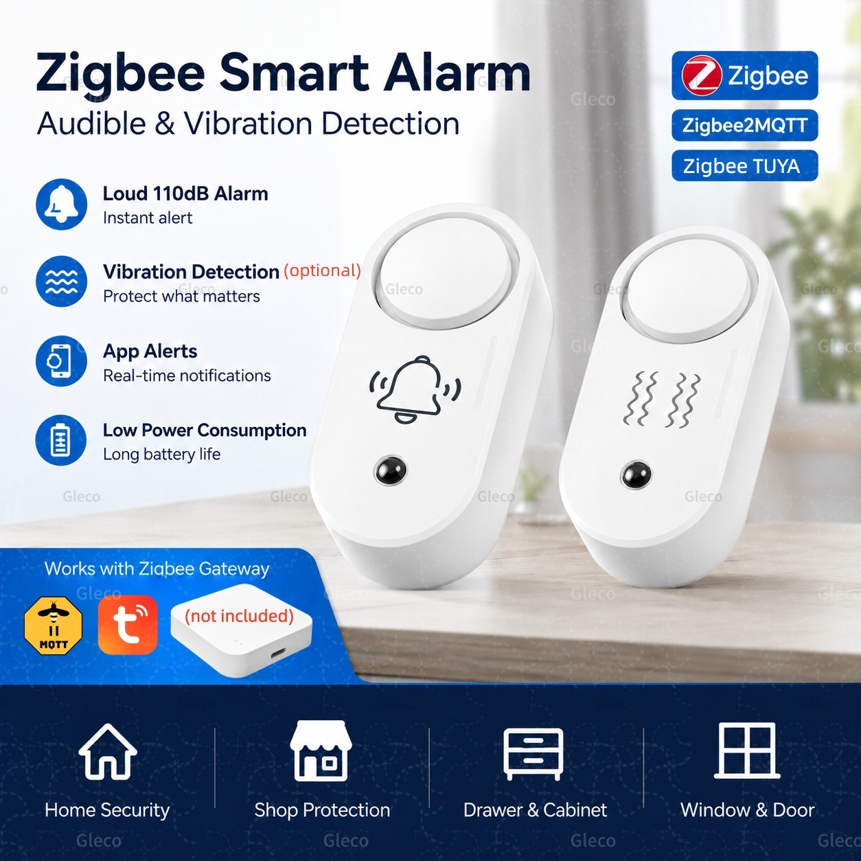 Sirena d'Allarme Zigbee 110dB  - Home Security Options recensione e prezzo