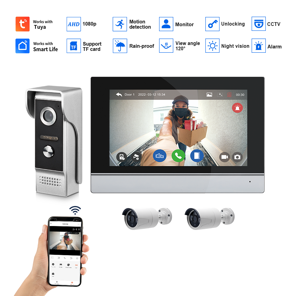 Schermo IPS da 7 pollici 2MP T - Home Security Tips recensione e prezzo